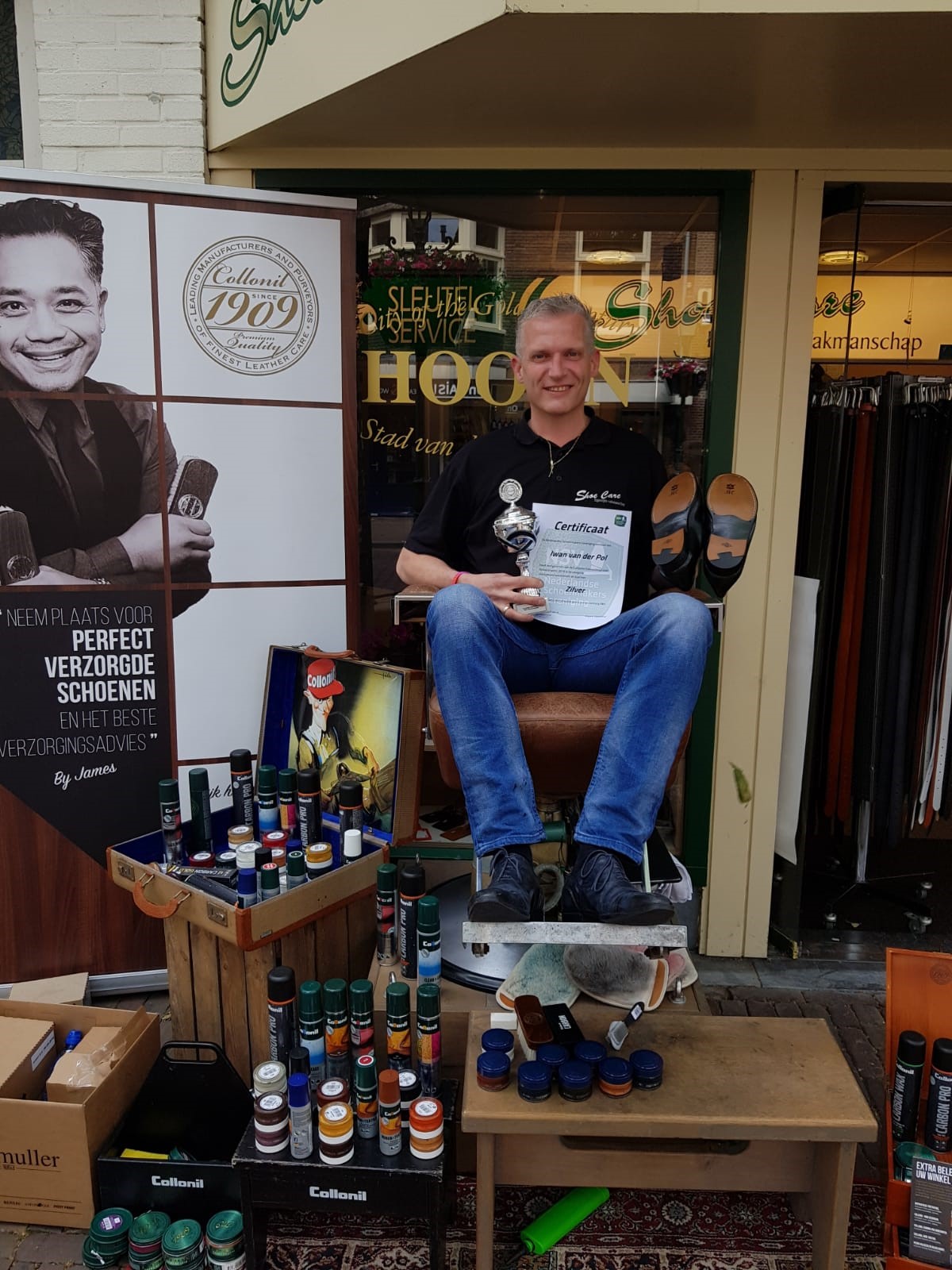 Iwan van der Pol winnaar Collonil event