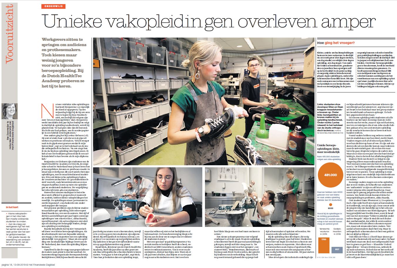 Unieke vakopleidingen overleven amper