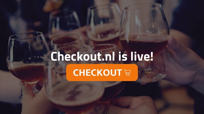 Checkout we zijn live