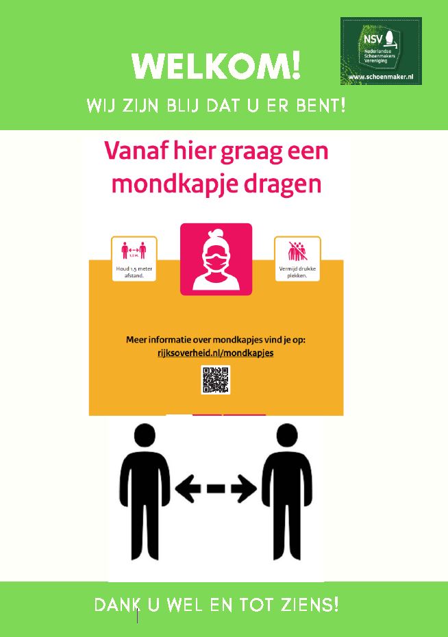 Duidelijkheid over de mondkapjes en het spatscherm: