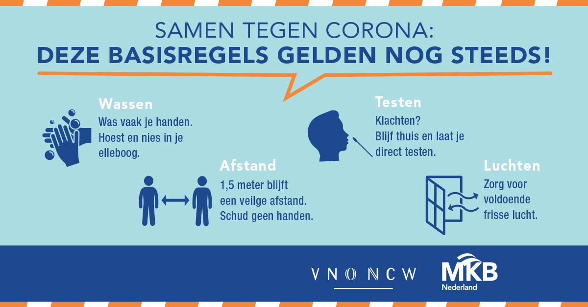 Bedrijven slaan handen ineen voor promoten corona-basisregels