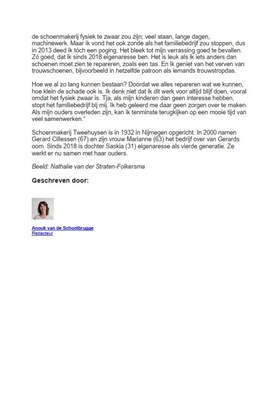 Schoenmakerij Tweehuysen in Visie 2