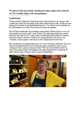 Karels hakkenbar gaat na 52 jaar dicht 2