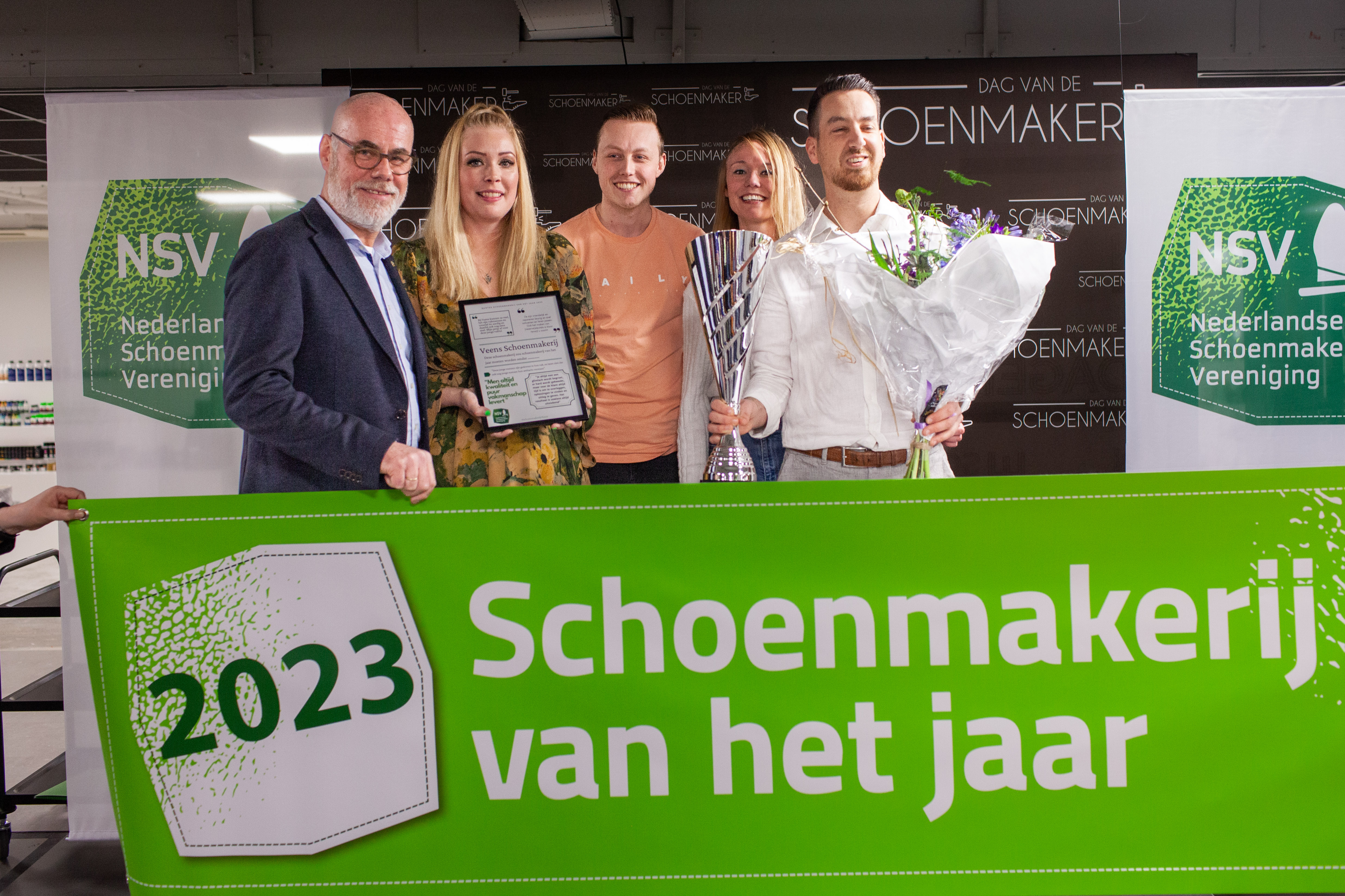 Winnaar Schoenmakerij van het Jaar 2023 is geworden Schoenmakerij Veens uit Doetinchem.