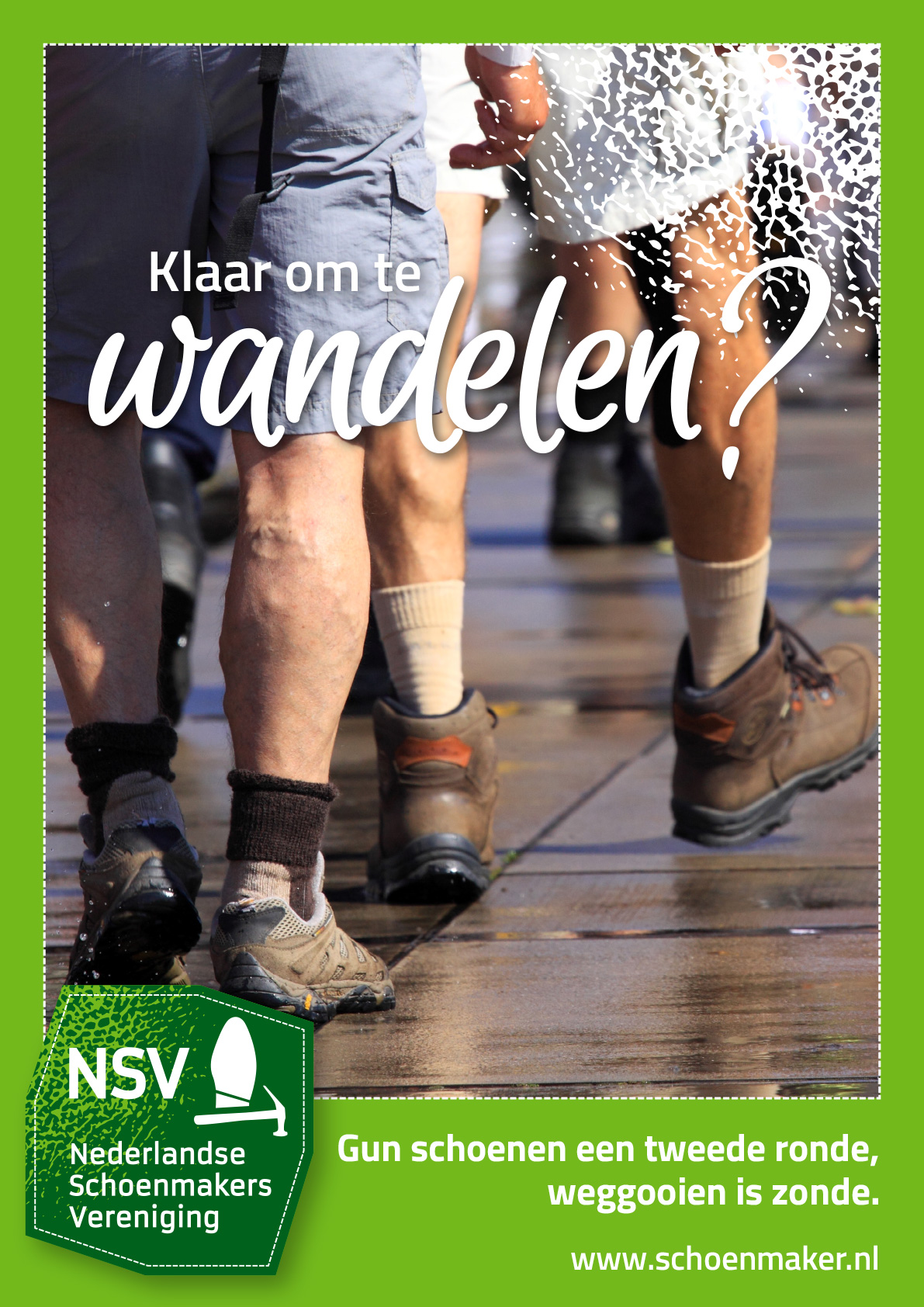 Het wandelseizoen is weer begonnen......