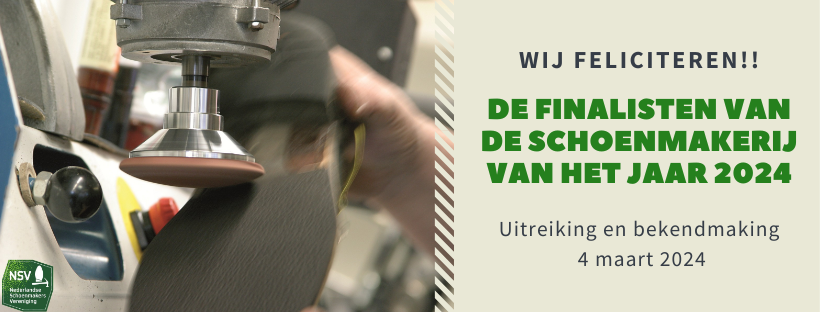 Finalisten Schoenmakerij van het Jaar zijn bekend!