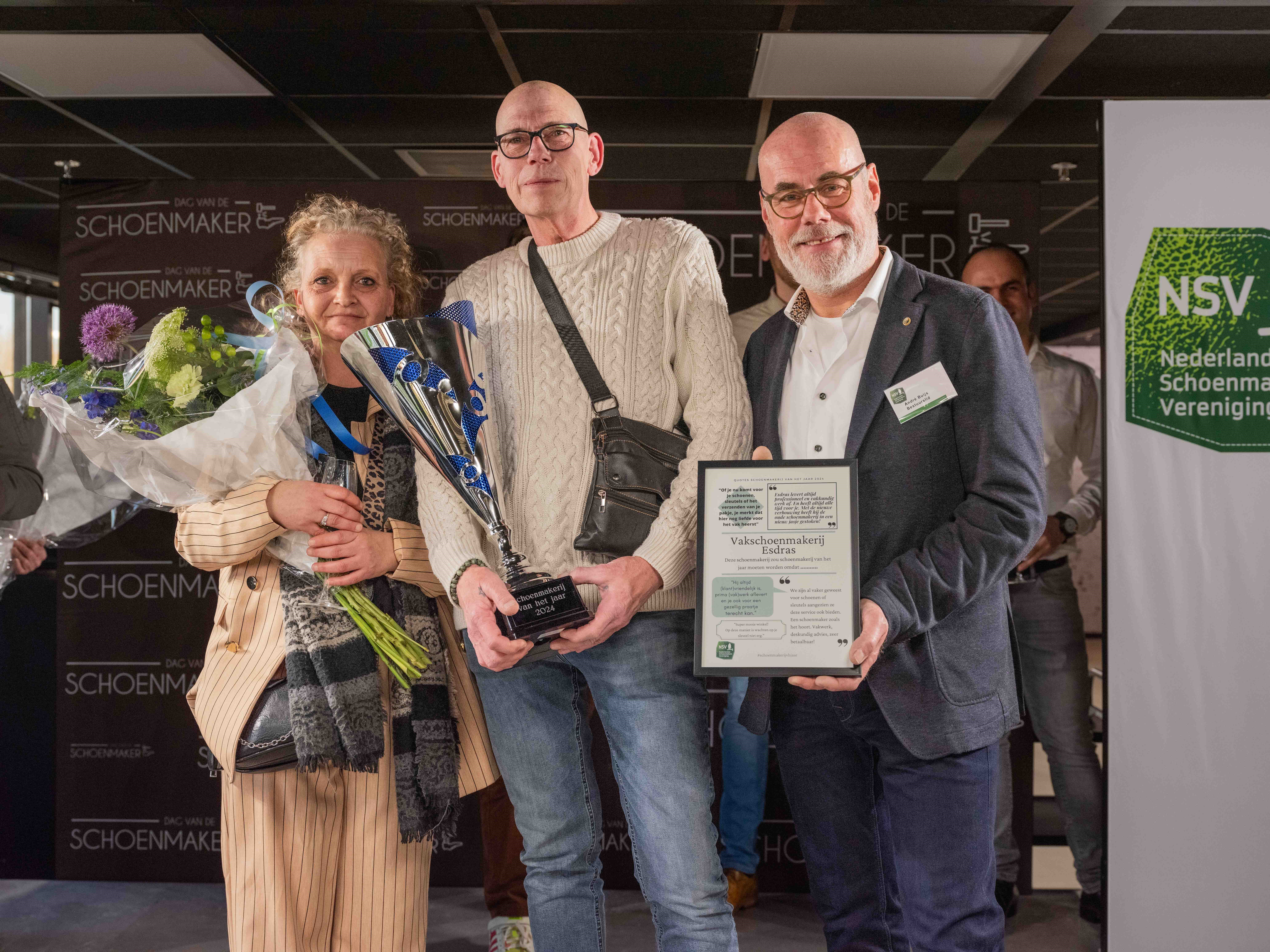 Winnaar Schoenmakerij van het Jaar 2024 is geworden Vakschoenmakerij Esdras uit Den Haag.