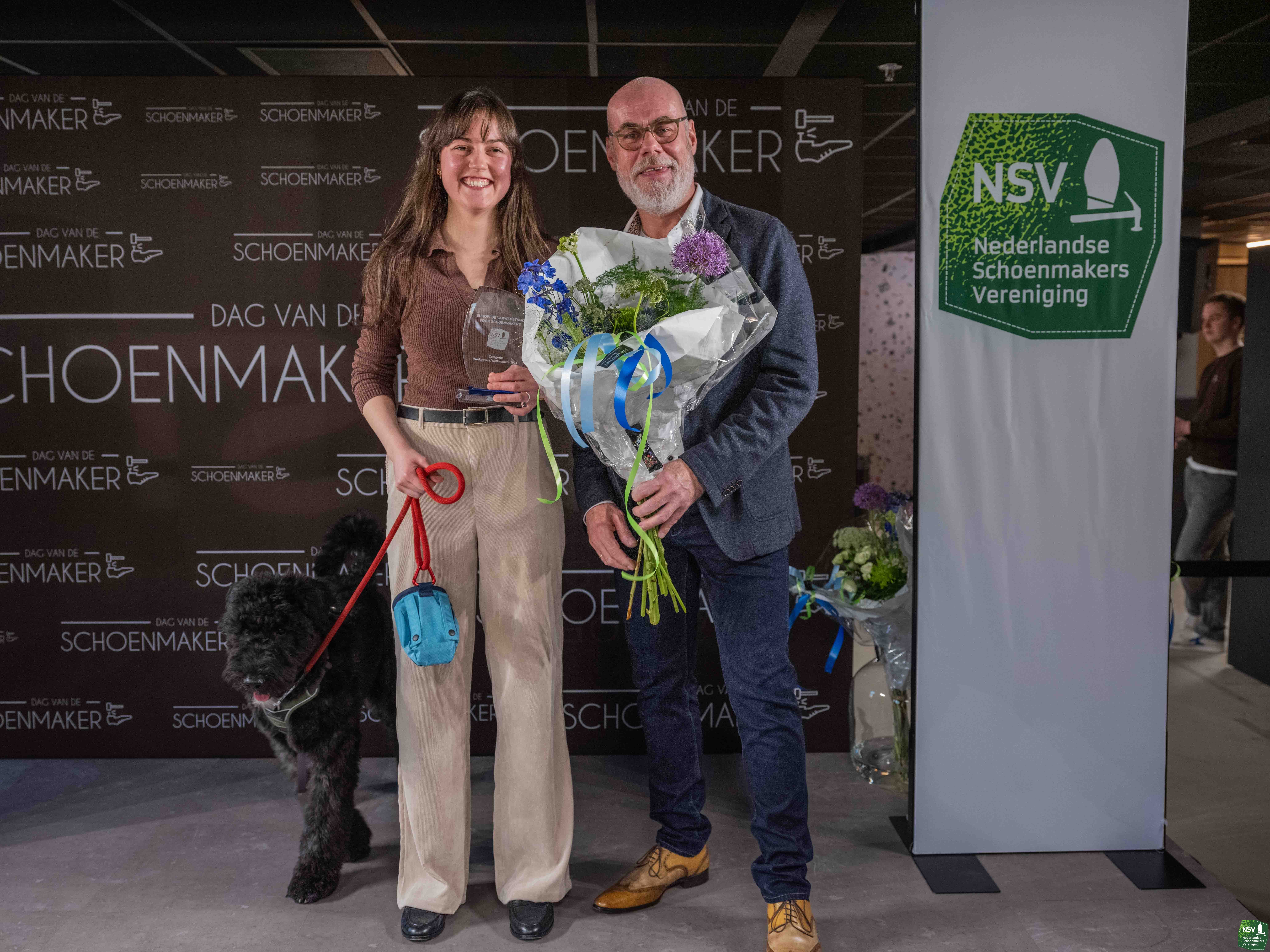 Emma Schoten categoriewinnaar werkgevers / werknemers bij Europese Vakwedstrijd voor Schoenmakers 2024