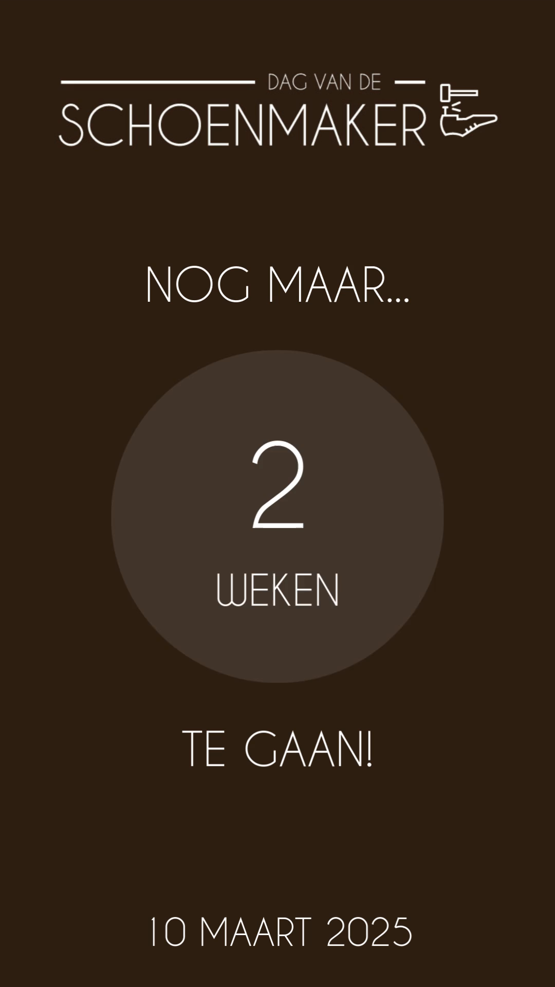 Nog 2 weken te gaan.....