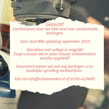 Gezocht! Leerbedrijven voor aankomende leerlingen. Omgeving Enschede, Dordrecht, Amsterdam, Oisterwijk, Borculo en Amersfoort. Voor start BBL opleiding september 2019! Ook delen met collega is mog