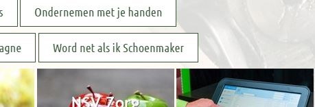 Knop Ondernemen met je handen