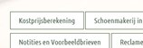 Knop Kostprijsberekeningstool