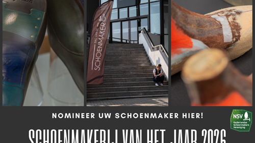 Word Schoenmakerij van het Jaar 2026!