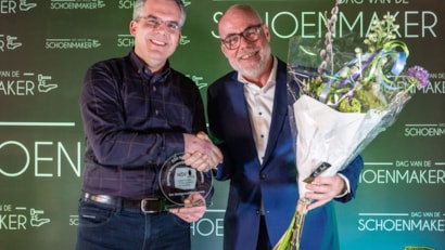 Martijn Lans categoriewinnaar werkgevers / werknemers bij Europese Vakwedstrijd voor Schoenmakers 2026