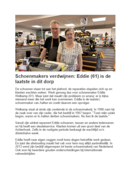 Eddie Welkamp in Opvolger gezocht 1